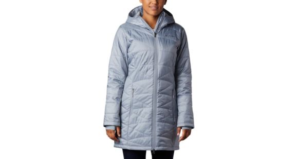 Columbia Mighty Lite Hooded Jacket - Women's, Tradewinds Grey, Extra Large, 146877-032-XL