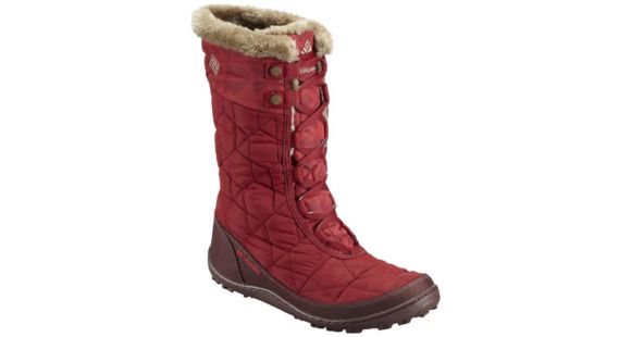 Columbia Minx Mid II Omni-Heat Winter Boot - Women's-Red Dahlia/Oxford-Medium-6 US