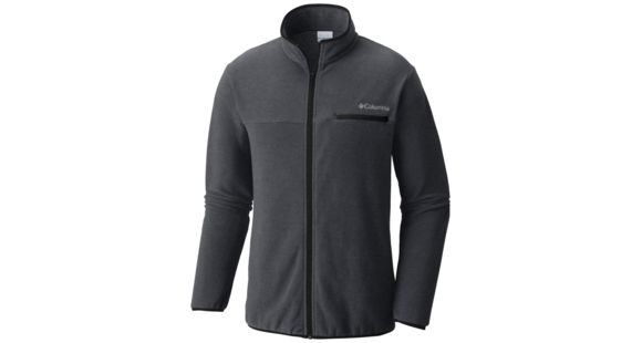 Columbia Mountain Crest Full Zip Hoody - Men's, Graphite Heathe, XL, 1778471053-53-XL