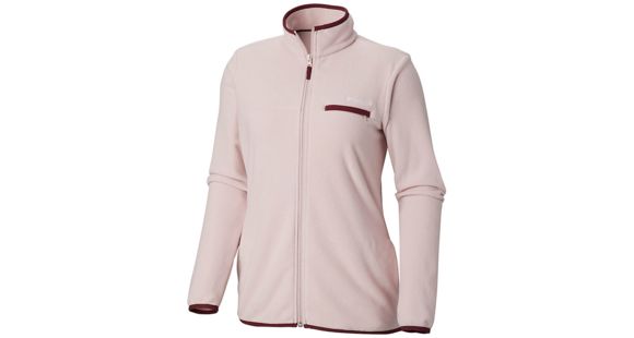 Columbia Mountain Crest Full Zip Jacket - Women's, Mineral Pink, Deep Madeira, Small, 1740501618-S