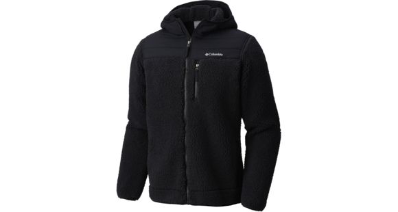 Columbia Mountain Side Heavyweight Full Zip Hoodie-Black-Large