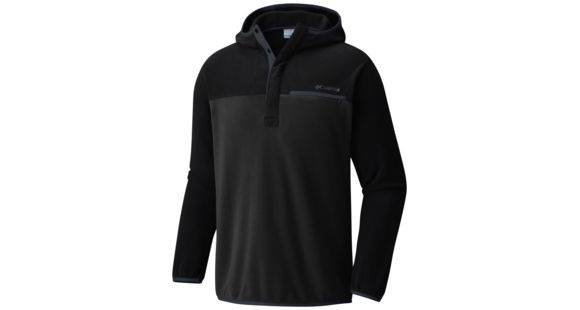 Columbia Mountain Side Hooded Jacket - Men's-Black Shark/Graphite-Small