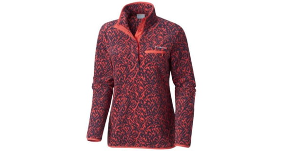 Columbia Mountain Side Printed Pull Over Jacket - Women's, Blush Pink Ikat Print, M, 1715661614M