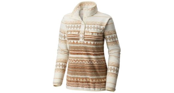 Columbia Mountain Side Printed Pull Over Jacket - Women's, Light Bisque, Large, 1715661106-L