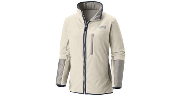 Columbia Mountain Side Reversible Fleece Jacket - Women's, Light Cloud, Extra Small, 1804621020-XS