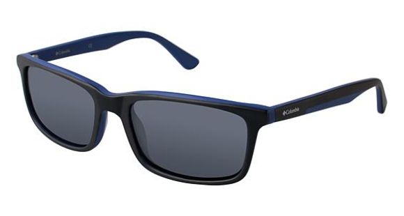 Columbia NORRIS LAKE Sunglasses - Frame BLACK/BLUE, Lens Color Grey CBNORRISLK01