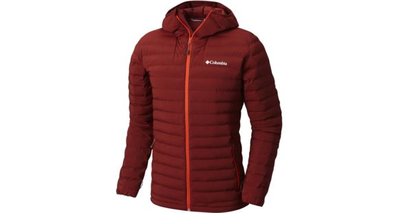 Columbia Open Site Hooded Jacket - Men's-Deep Rust-Large