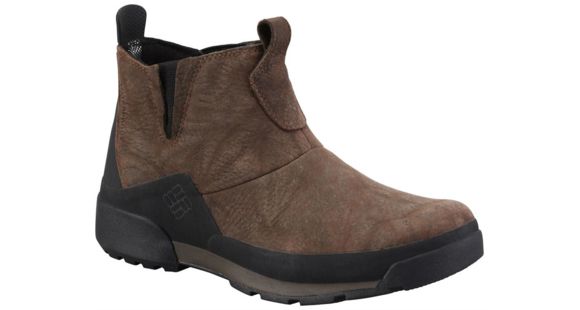 Columbia Original Woodshed Omni-Heat Slip On Winter Boot - Men's-Tobacco/Black-Medium-13 US