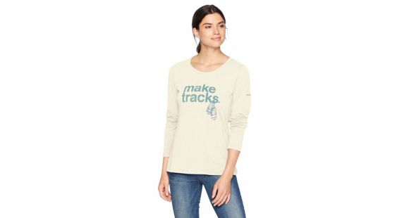 Columbia Outdoor Elements LS Tee, Light Bisque Heather, 2X - Women's, 1804753106-2X
