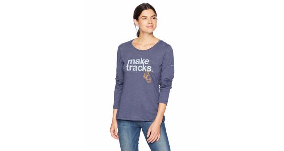 Columbia Outdoor Elements LS Tee, Nocturnal Heather, 1X - Women's, 1804753466-1X