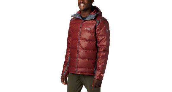Columbia OutDry Ex Alta Peak Down Jacket - Men's, Red Jasper Heather, Large, 1864131664-L
