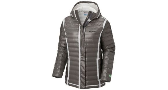 Columbia OutDry Ex Eco Down Jacket - Women's, Bamboo Charcoal, Extra Large, 1761051030-XL