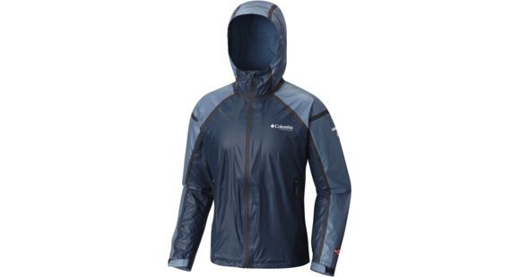 Columbia OutDry Ex Gold Tech Shell Jacket - Men's-Zinc/Steel-Medium