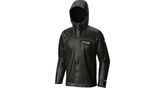 Columbia OutDry Ex Stretch Hooded Shell Jacket - Men's, Black, Large, 171186-010-L