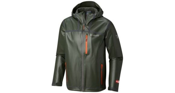 Columbia OutDry Ex Stretch Hooded Shell - Men's, Peatmoss, Small, 1711861213-S
