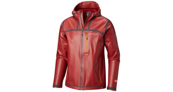 Columbia OutDry Ex Stretch Hooded Shell - Mens, Red Element, Large, 1711861611-L