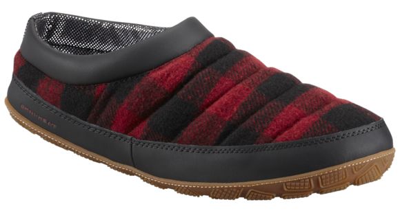 Columbia Packed Out II Omni-Heat Flannel Slipper - Men's-Chili/Black-Medium-11 US
