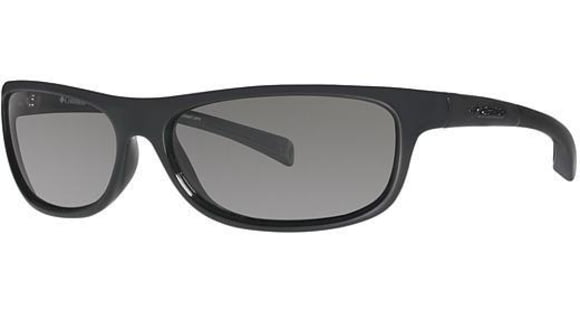 Columbia Panorama Sunglasses - Frame Shiny Black/Metallic Light Carbon, Lens Grey, Size 58/14mm CBPANORAMAPZ603