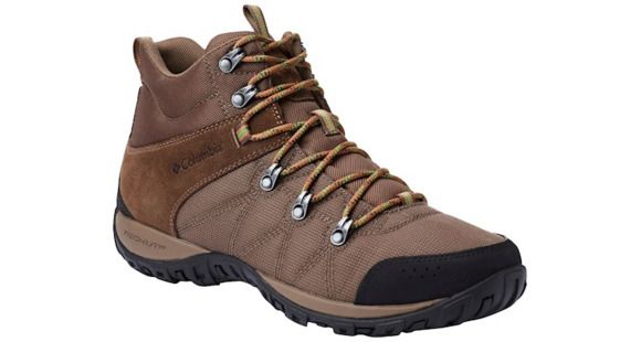 Columbia Peakfreak Venture Mid LT Hiking Boots - Men's, Dark Brown/Clean Green, Medium, 9, 1718151202-9