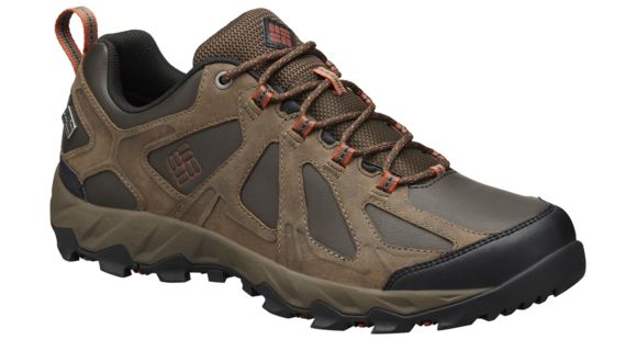 Columbia Peakfreak XCRSN II Low Hiking Shoe - Men's-Cordovan/Sanguine-Medium-10