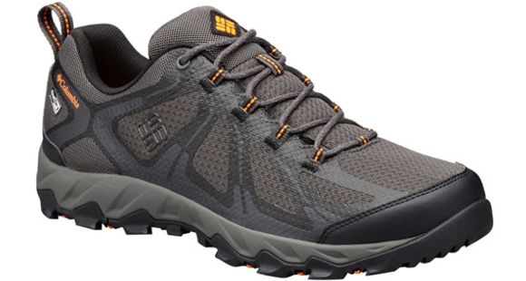Columbia Peakfreak XCRSN II XCEL Low Outdry Hiking Shoe - Men's-Shark/Blaze-Medium-8.5