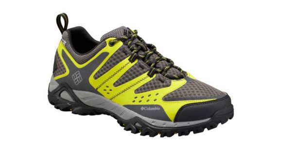 Columbia PeakFreak XCRSN Xcel OutDry Hiking Shoe - Men's-Chartreuse/Light Grey-Medium-10.5 US