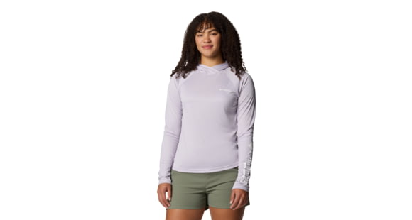 Columbia PFG Tidal Tee II Hoodie - Women's, Lavender Pearl, L, 2113691-551-L
