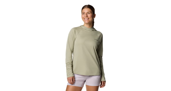 Columbia PFG Tidal Tee II Hoodie - Women's, Smokey Sage, M, 2113691-381-M