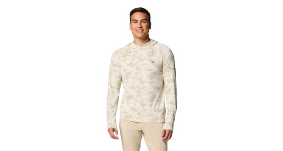 Columbia PFG Uncharted Hoodie - Men's, Stone Swampland, L, 2070201-024-L