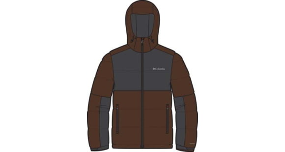 Columbia Pike Lake II Hooded Jacket - Men's, Tobacco/Black, Medium, 2050931-256-M