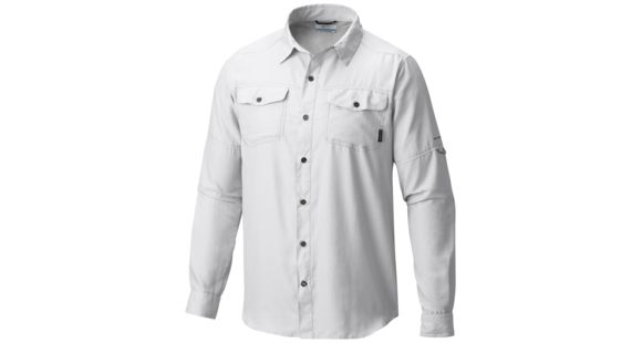 Columbia Pilsner Peak II Long Sleeve - Men's -White-Small