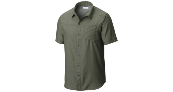 Columbia Pilsner Peak II Short Sleeve - Mens, Mosstone, L, 1711192302L