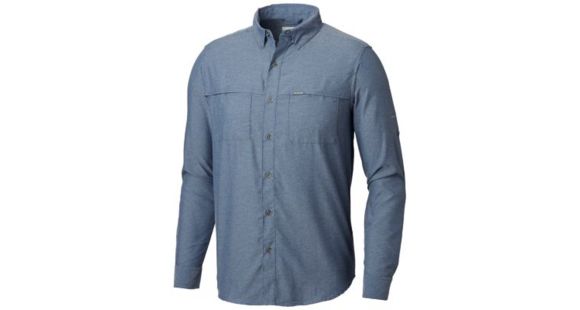 Columbia Pilsner Peak III Long Sleeve Shirt - Men's, Dark Mountain, Small, 1804931478-S