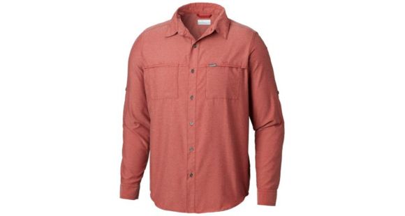 Columbia Pilsner Peak III Long Sleeve Shirt - Men's, Red Element, Small, 1804931611-S