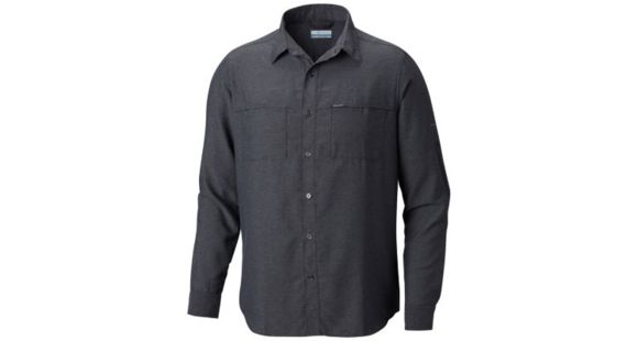 Columbia Pilsner Peak III Long Sleeve Shirt - Men's, Shark, Small, 1804931011-S