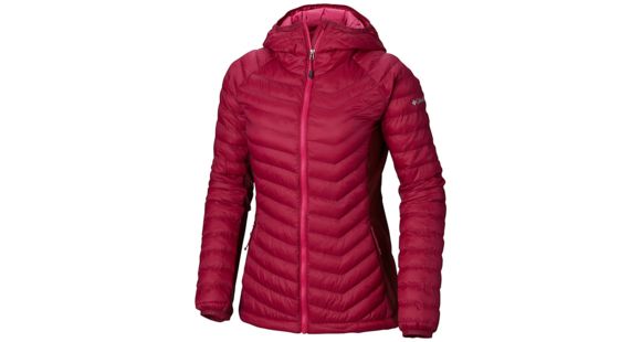 Columbia Powder Pass Hooded Jacket - Women's, Wine Berry, Extra Large, 1773211550-XL