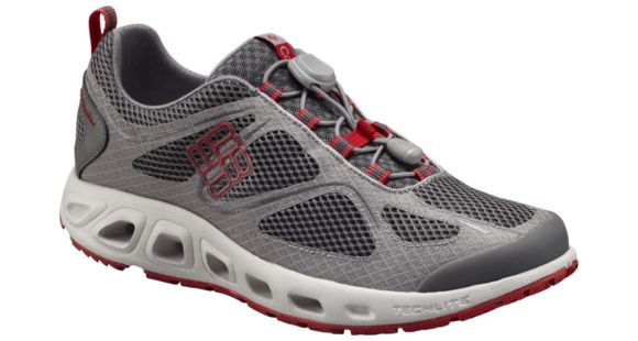 Columbia Powervent Watersport Shoe - Men's-Charcoal/Intense Red-Medium-9 US