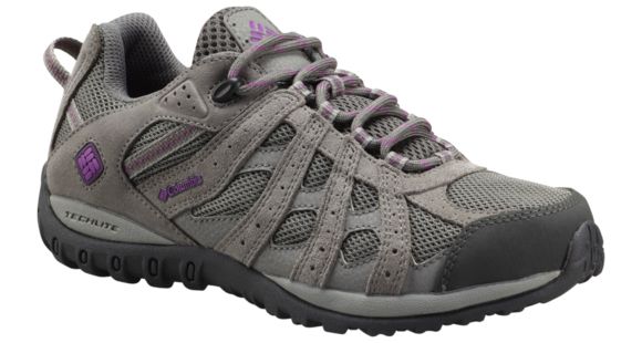 Columbia Redmond Waterproof Hiking Shoe - Women's-Charcoal/Razzle-Medium-7.5
