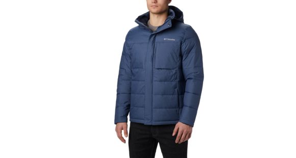 Columbia Ridgeview Peak Hooded Jacket - Men's, Dark Mountain, Medium, 1864441478-M