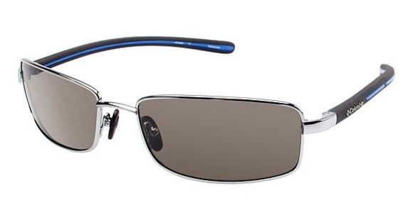 Columbia Ripsaw 200 Sunglasses - Frame SILVER/BLACK, Lens Color Smoke CBRIPSAW20003