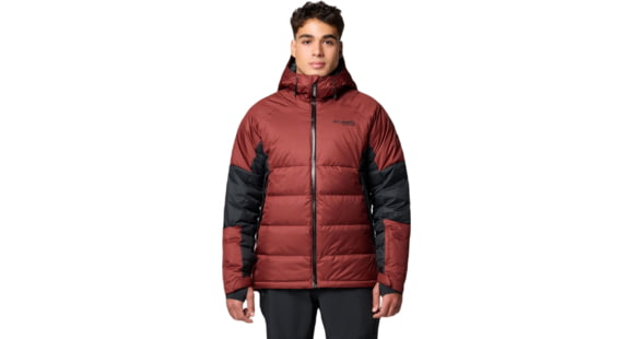 Columbia Roaring Fork II Down Jacket - Men's, Spice/Black, Medium, 2087341681-M
