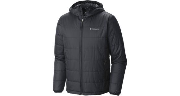 Columbia Saddle Chutes Hooded Jacket - Men's-Graphite-X-Large