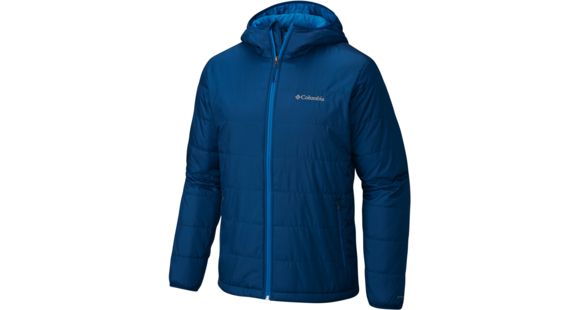 Columbia Saddle Chutes Hooded Jacket - Men's-Phoenix Blue-X-Large