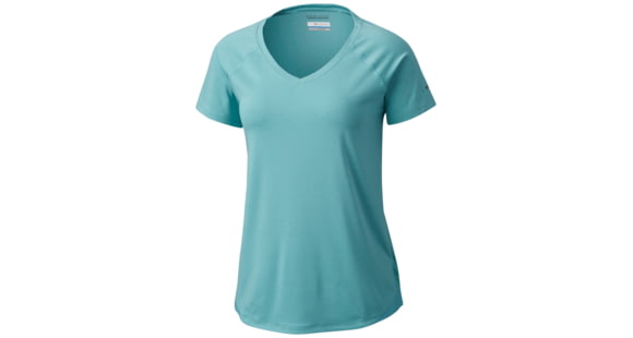 Columbia Saturday Trail II Knit Short Sleeve Shirt - Women's-Iceberg Heather-Large