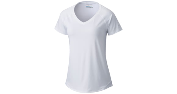 Columbia Saturday Trail II Knit Short Sleeve Shirt - Women's-White Heather-X-Large