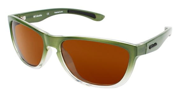Columbia Saugutuck Sunglasses - Frame SURPLUS GREEN FADE, Lens Color Brown CBSAUGUTUCK04