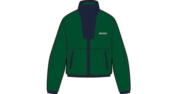 Columbia Sequoia Grove Full Zip Fleece Jacket - Women's, Rain Forest/Collegiate Navy, Extra Small, 2085311-375-XS