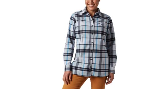 Columbia Silver Ridge 2.0 Flannel Tunic - Women's, Fathom Blue Plaid, Medium, 1865131453-M