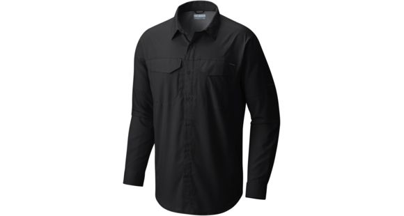 Columbia Silver Ridge Lite Long Sleeve Shirt - Men's, Black, 1X, 165432-010-1X
