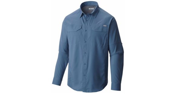 Columbia Silver Ridge Lite Long Sleeve Shirt - Men's-Steel-X-Large